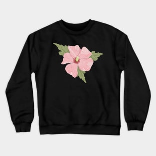 Pink Hibiscus Crewneck Sweatshirt